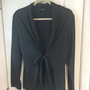 Charcoal Grey Christine Gerard Cardigan Size: M